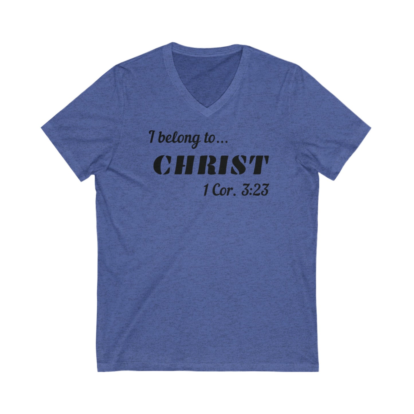 323 Statement V-Neck Tee (Unisex)