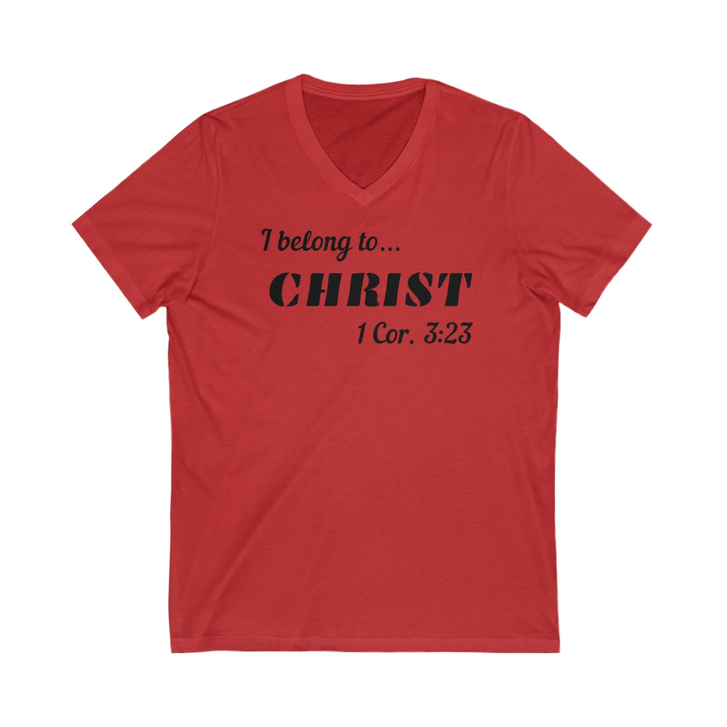 323 Statement V-Neck Tee (Unisex)
