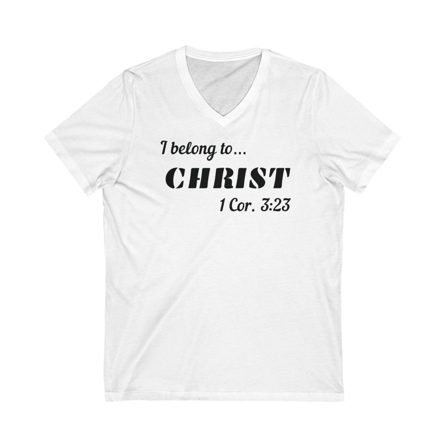 323 Statement V-Neck Tee (Unisex)