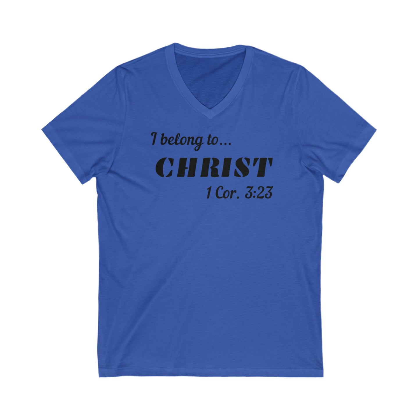 323 Statement V-Neck Tee (Unisex)