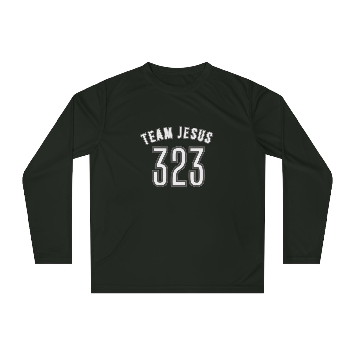 Team Jesus 323 Long Sleeve — Christian Performance Shirt