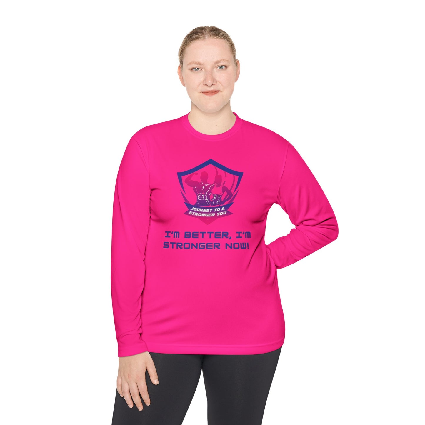 Fitness Journey Long Sleeve Tee - Be the Best Version of You