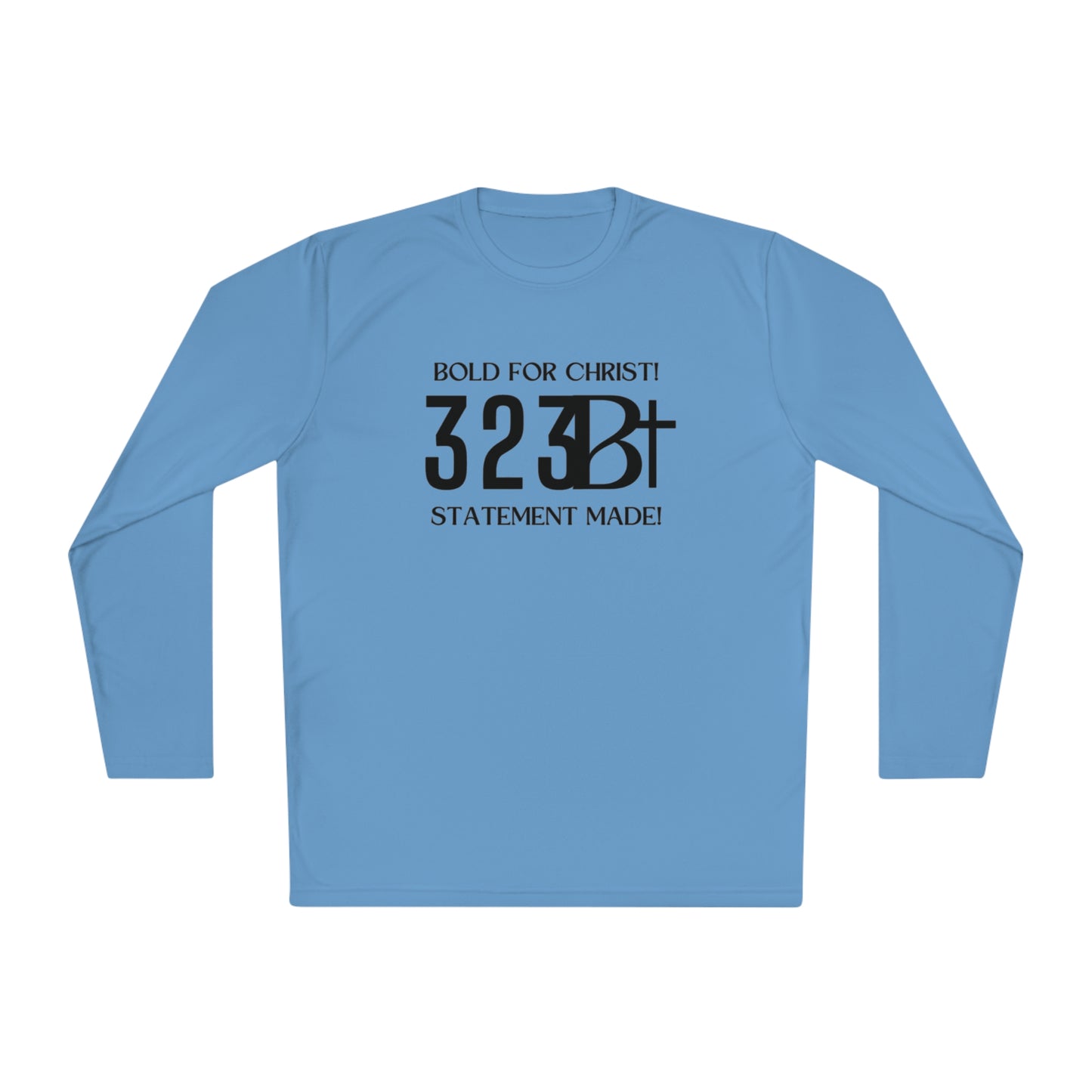 Activewear Long Sleeve Tee - Bold for Christ Statement Design