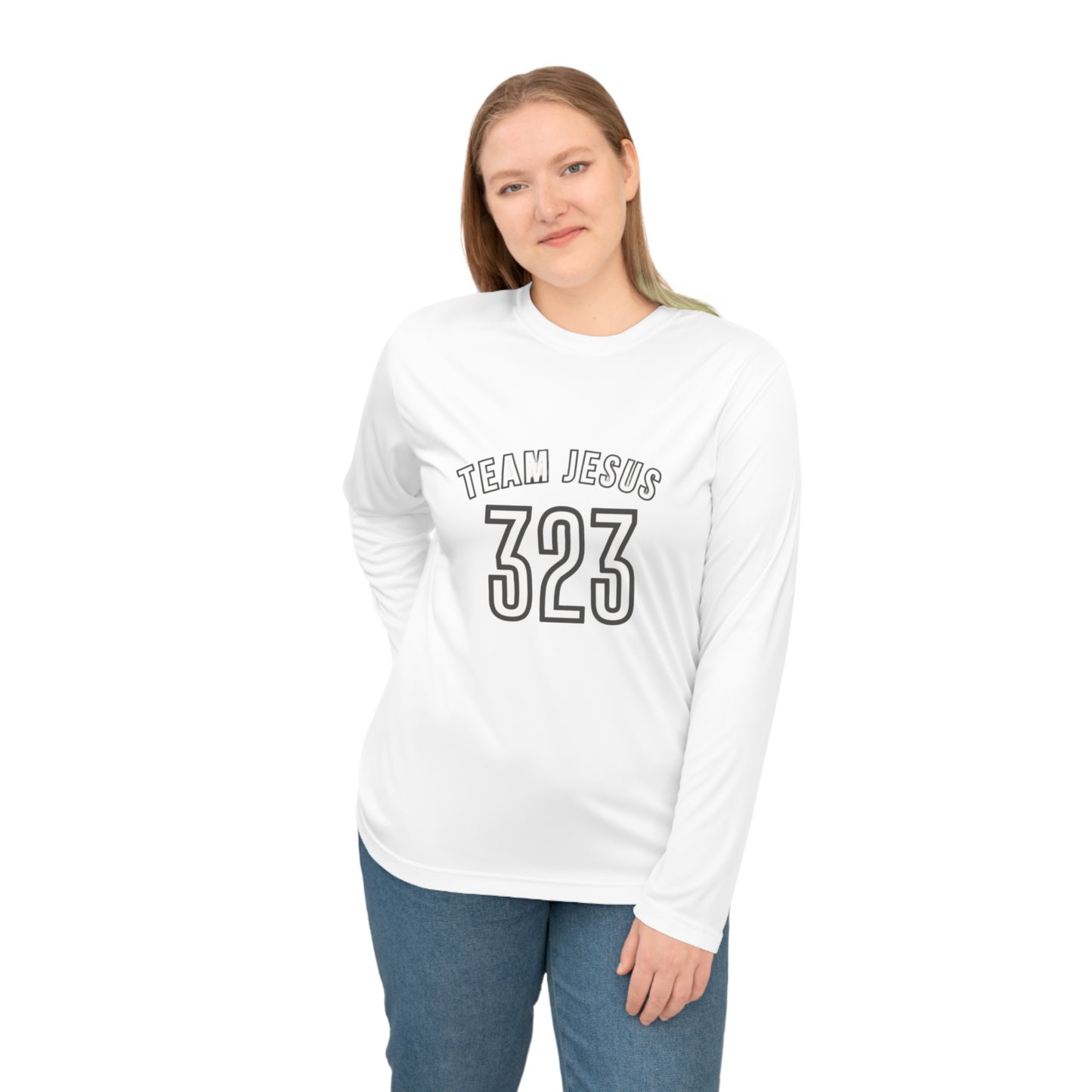 Team Jesus 323 Long Sleeve — Christian Performance Shirt