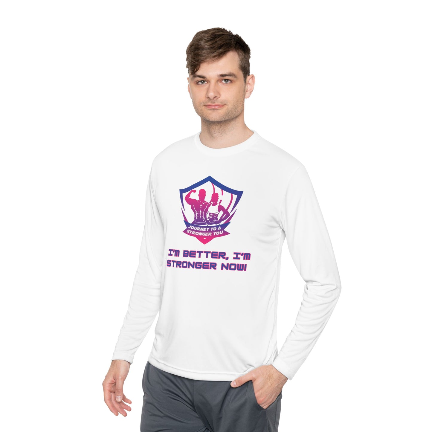 Fitness Journey Long Sleeve Tee - Be the Best Version of You