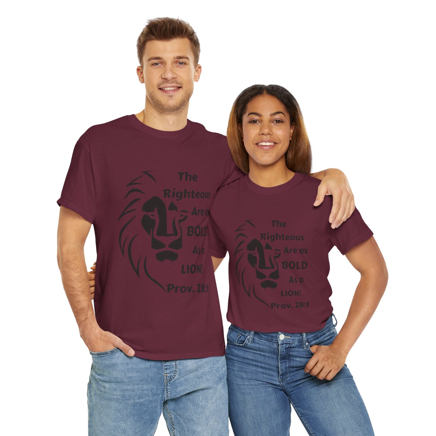 Bold Lion Unisex Tee - I Belong to Christ - 323 Bold Apparel