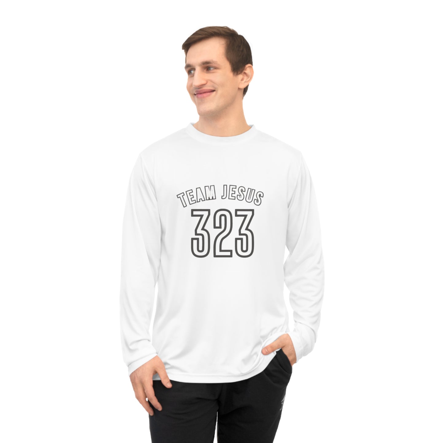 Team Jesus 323 Long Sleeve — Christian Performance Shirt