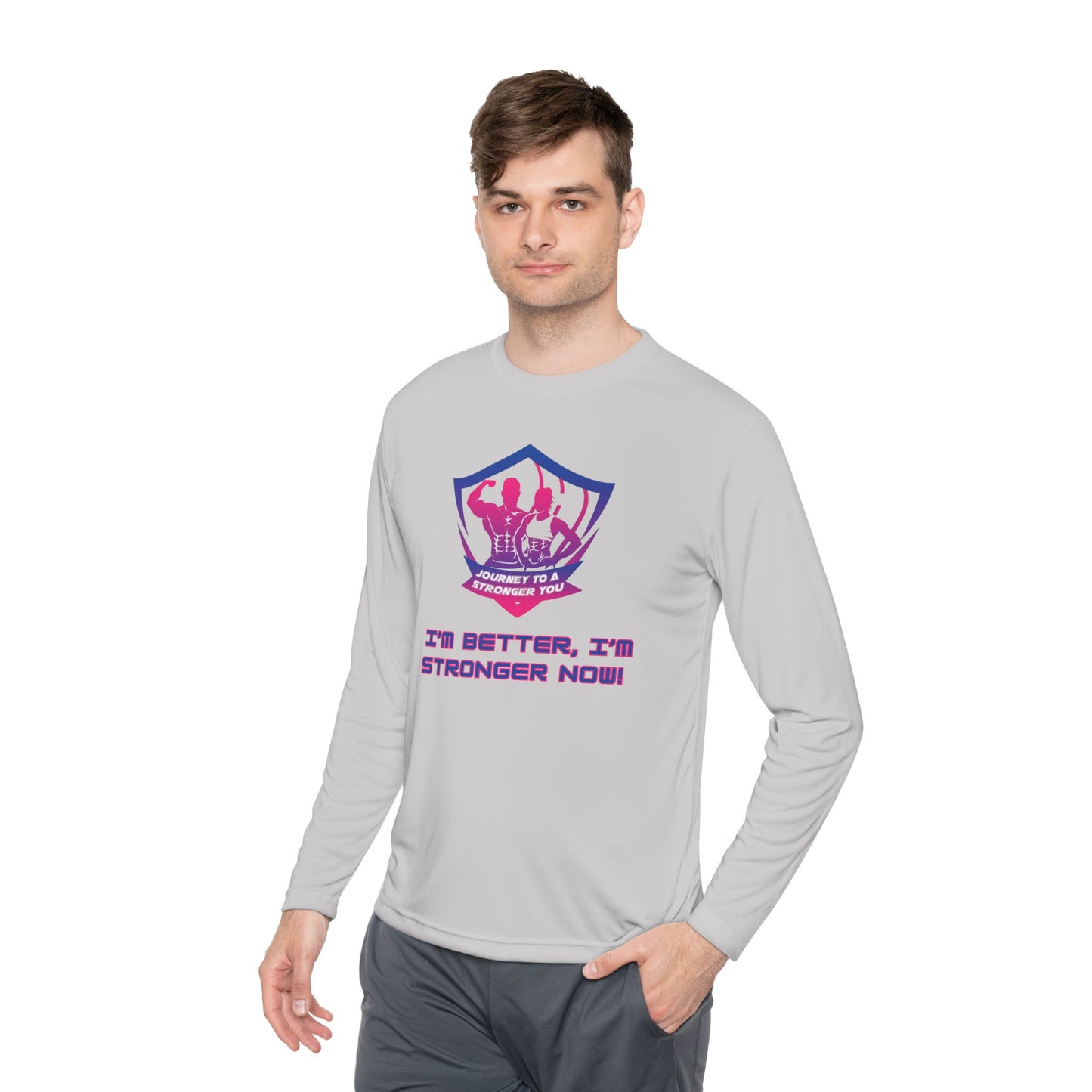 Fitness Journey Long Sleeve Tee - Be the Best Version of You