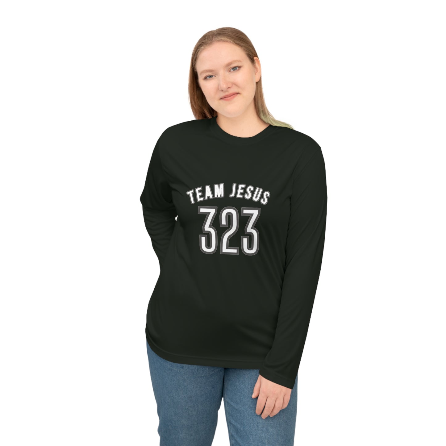 Team Jesus 323 Long Sleeve — Christian Performance Shirt