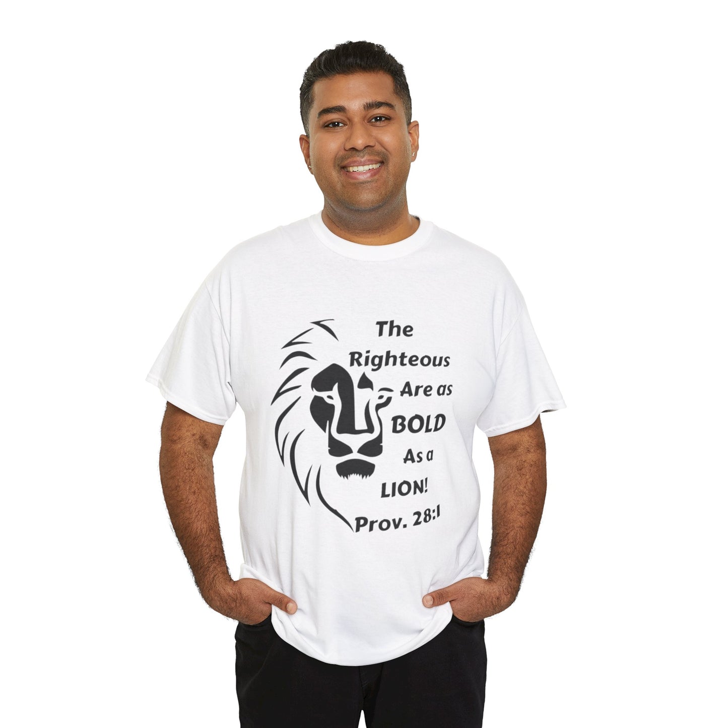 Bold Lion Unisex Tee - I Belong to Christ - 323 Bold Apparel