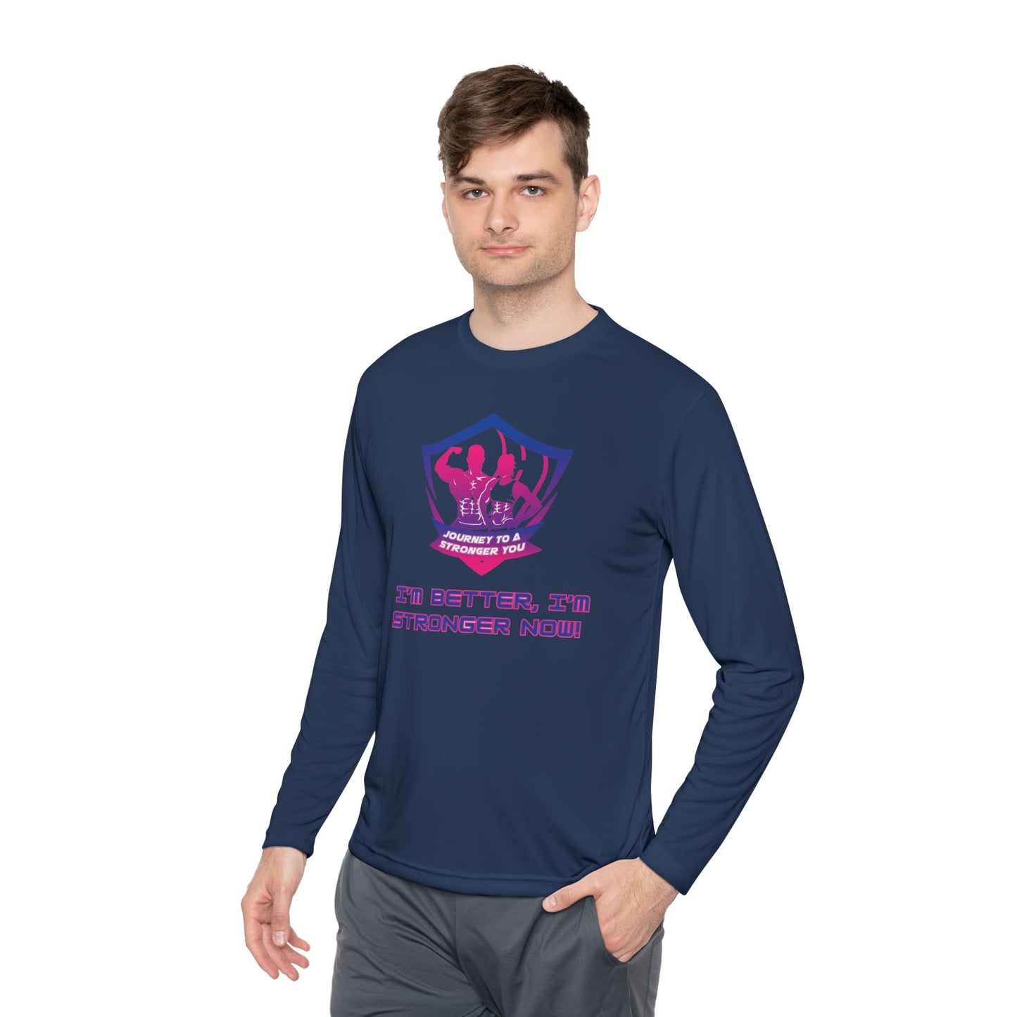 Fitness Journey Long Sleeve Tee - Be the Best Version of You