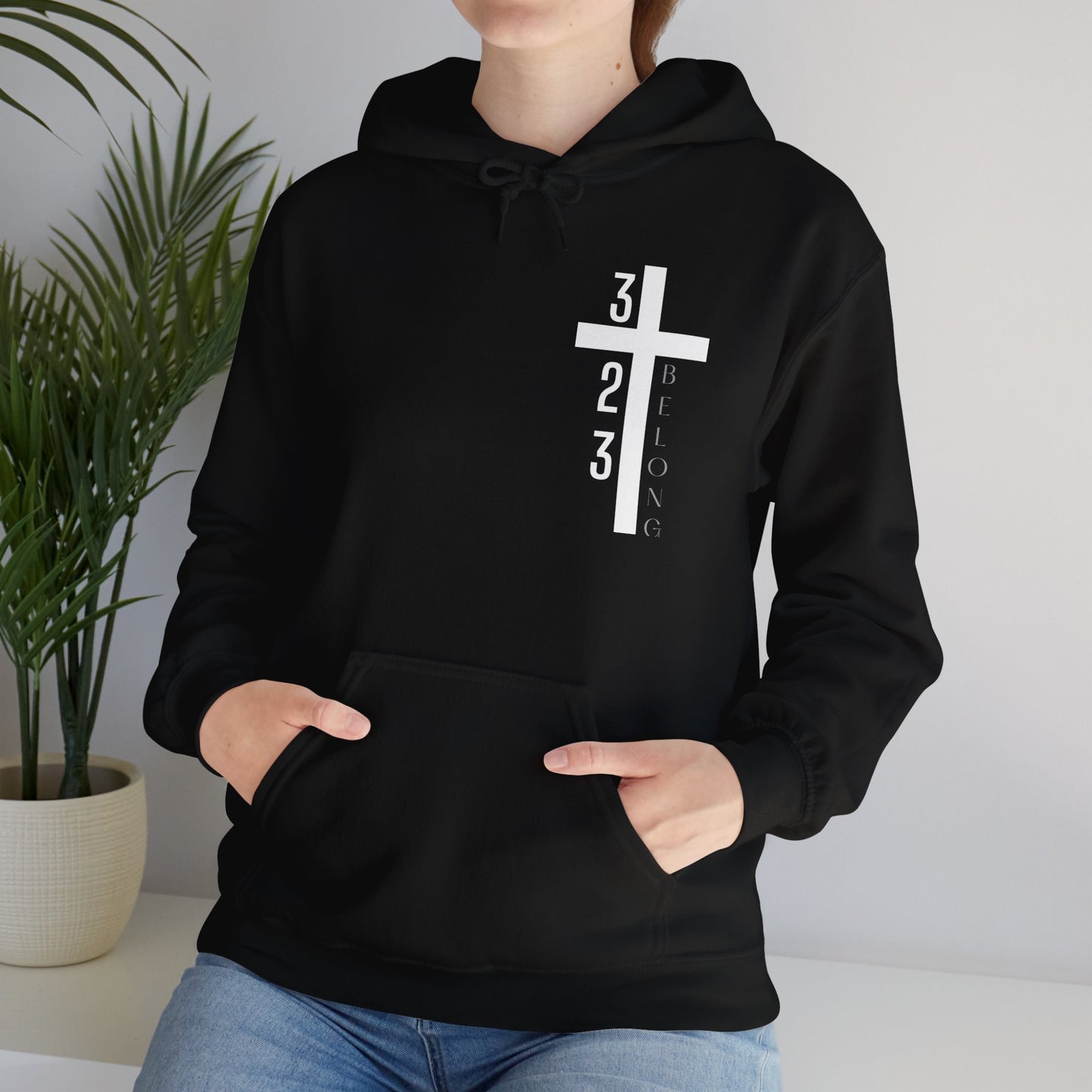 Belonging Cross Hoodie