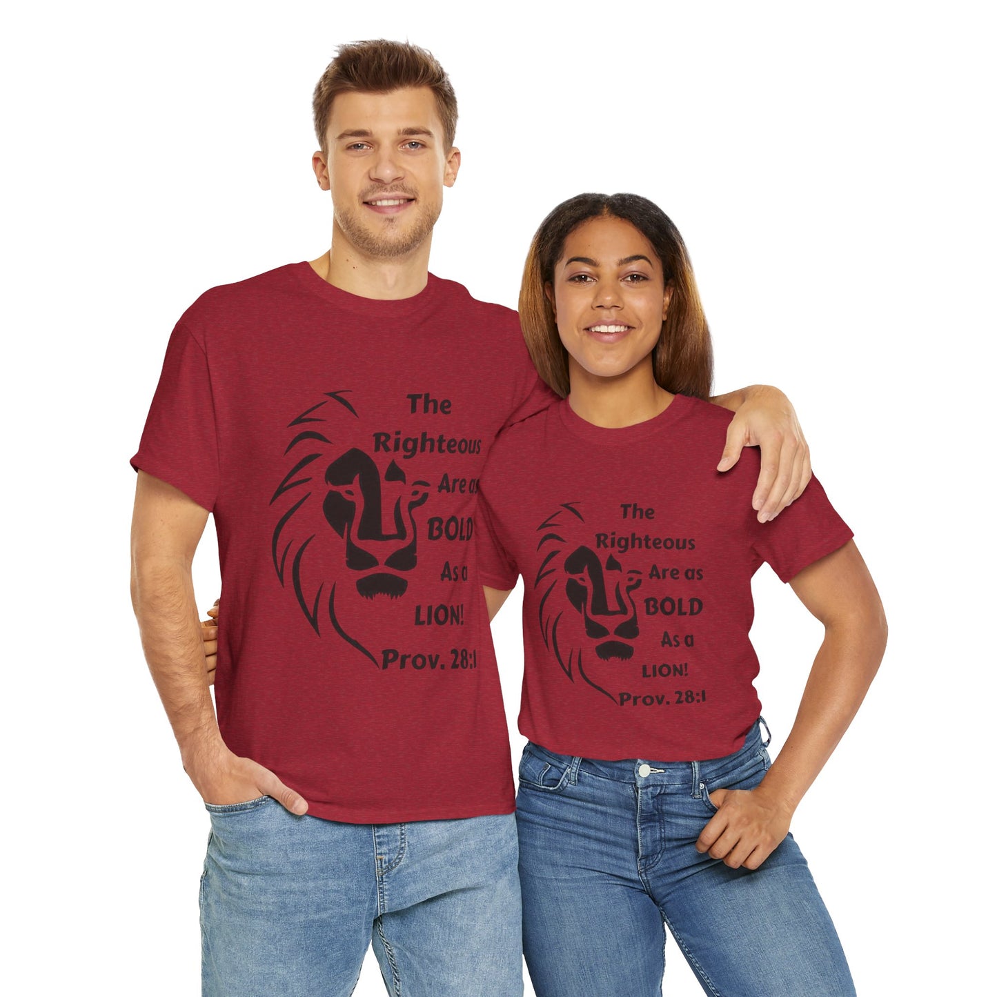 Bold Lion Unisex Tee - I Belong to Christ - 323 Bold Apparel