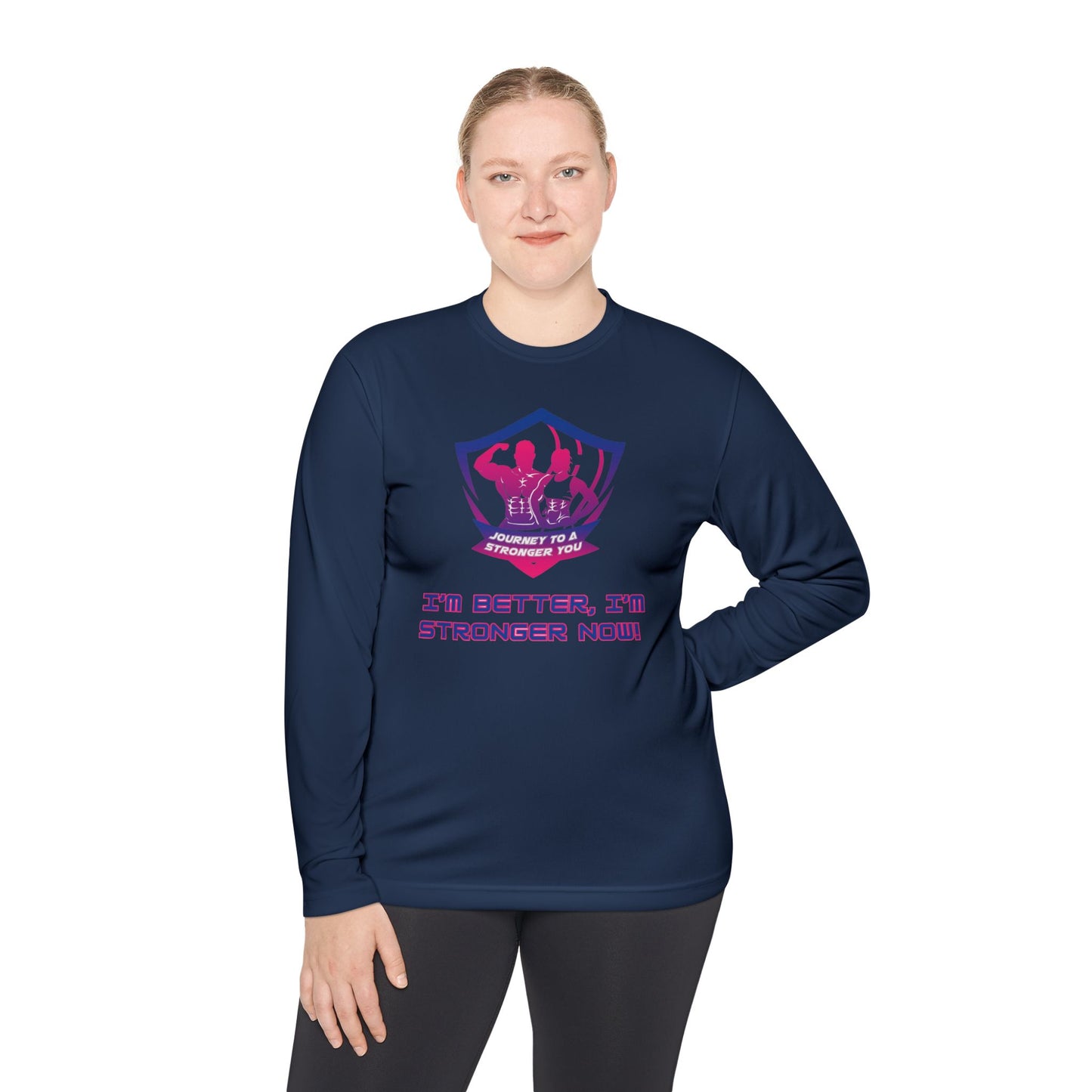 Fitness Journey Long Sleeve Tee - Be the Best Version of You
