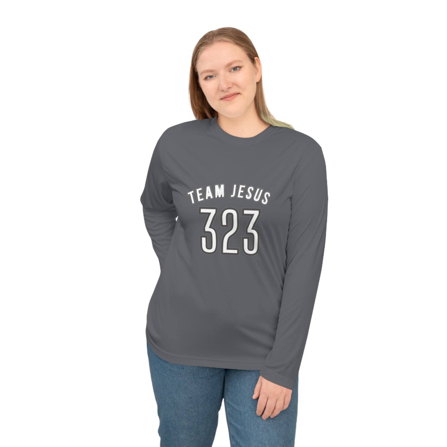 Team Jesus 323 Long Sleeve — Christian Performance Shirt