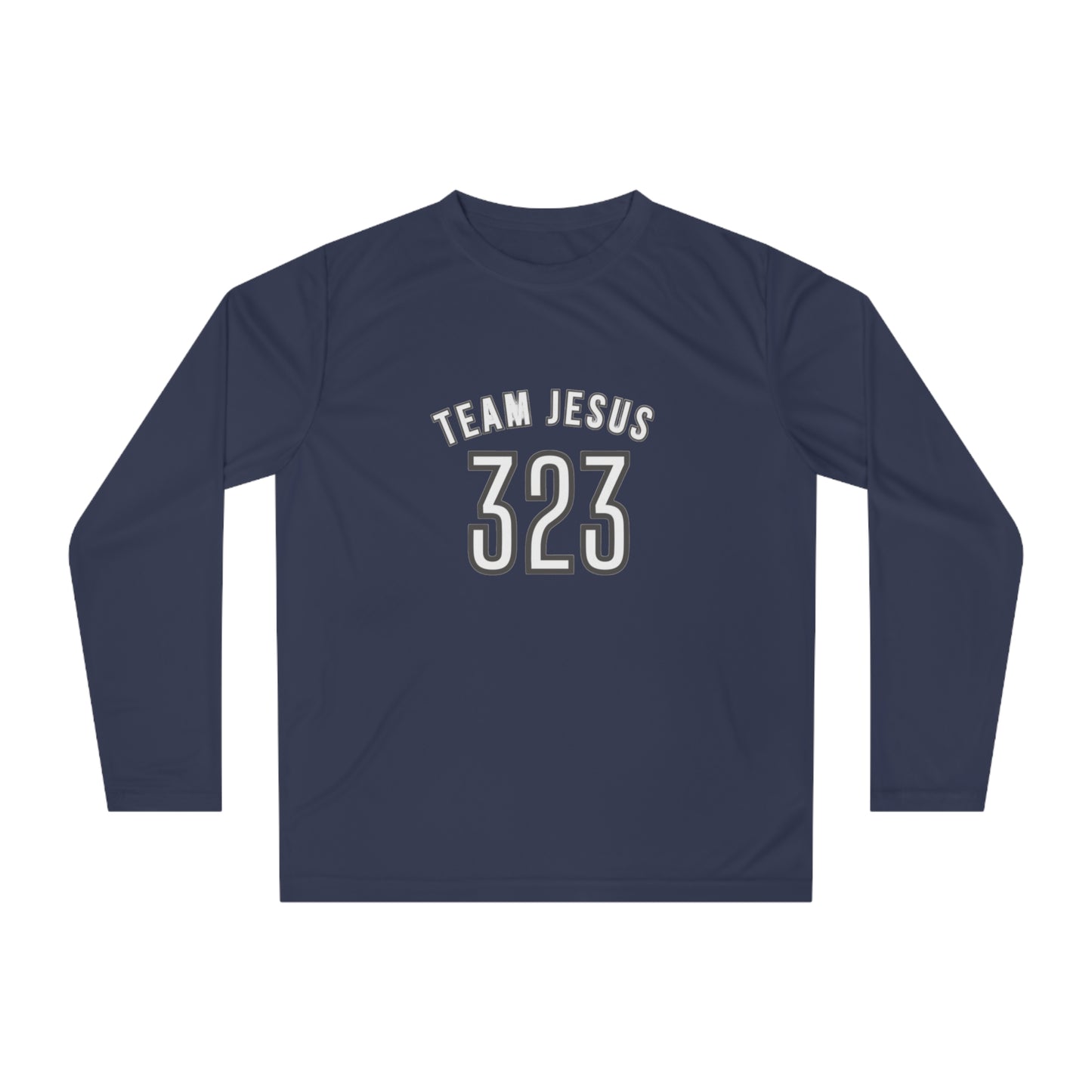Team Jesus 323 Long Sleeve — Christian Performance Shirt